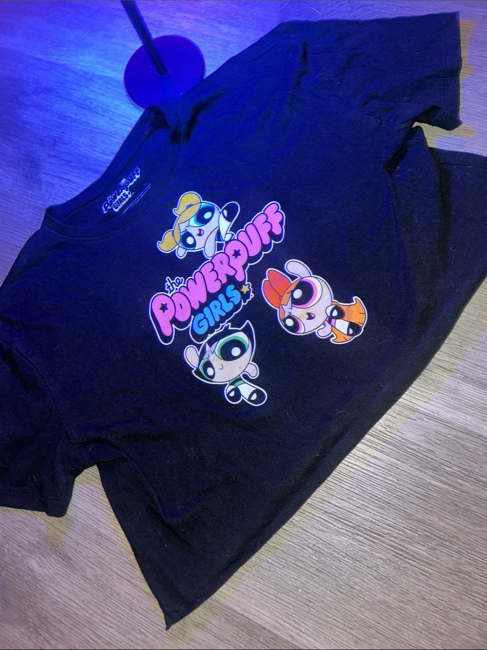 The Powerpuff Girls graphic cropped tee shirt